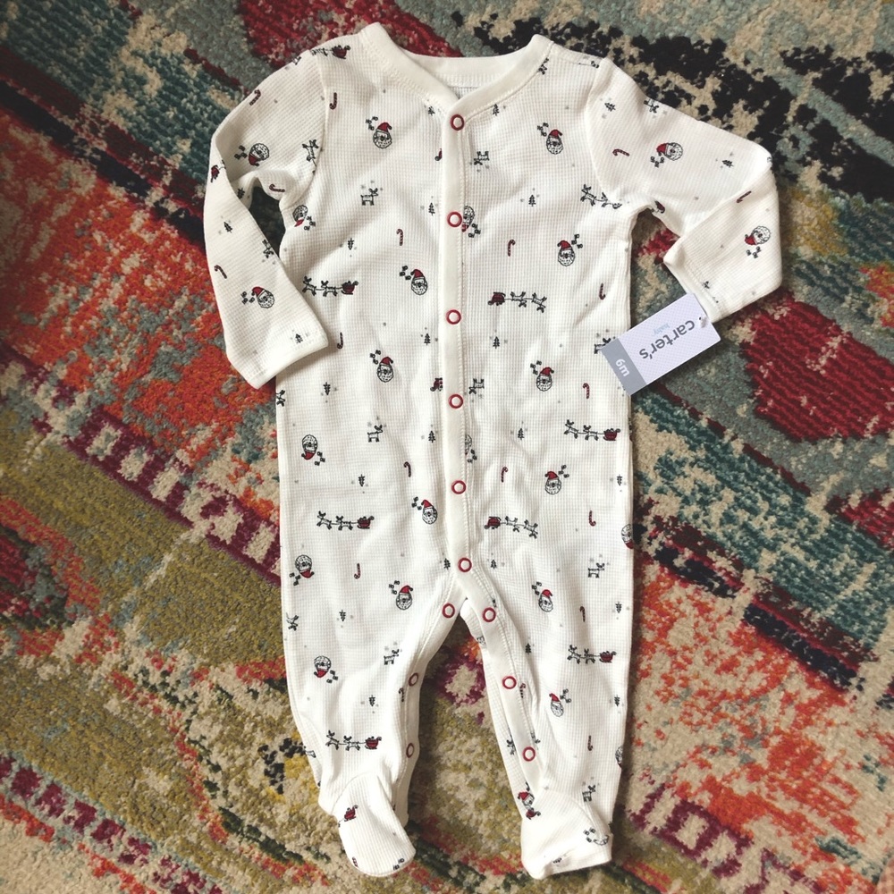 Holiday -Carter’s 6m Santa onesie